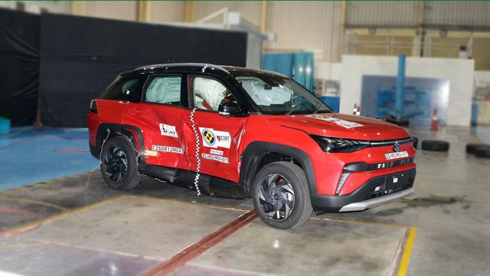 Maruti Suzuki Victoris scores 5-stars in Bharat NCAP crash test rating