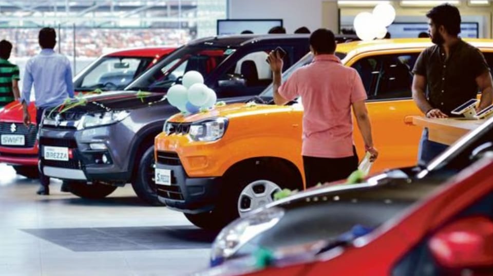 File photo of a Maruti Suzuki dealership.
