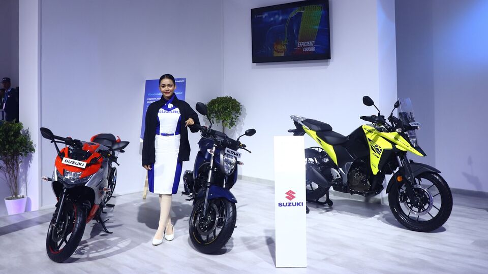 Suzuki Gixxer Bharat Mobility Expo 2024