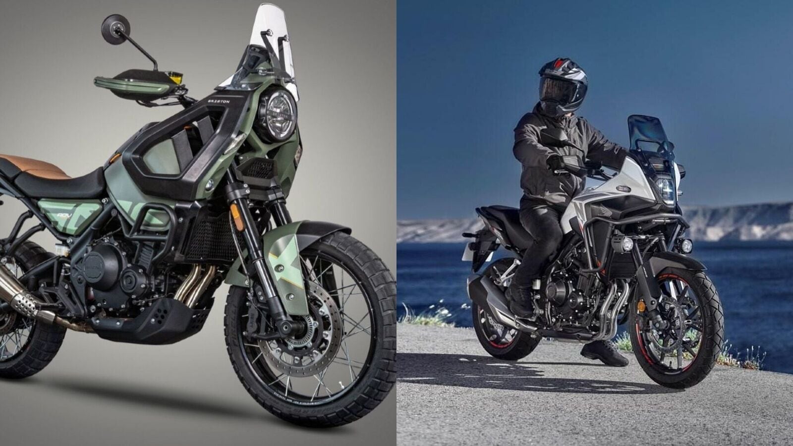 Brixton Crossfire 500 Storr vs Honda NX500 500cc ADV comparison