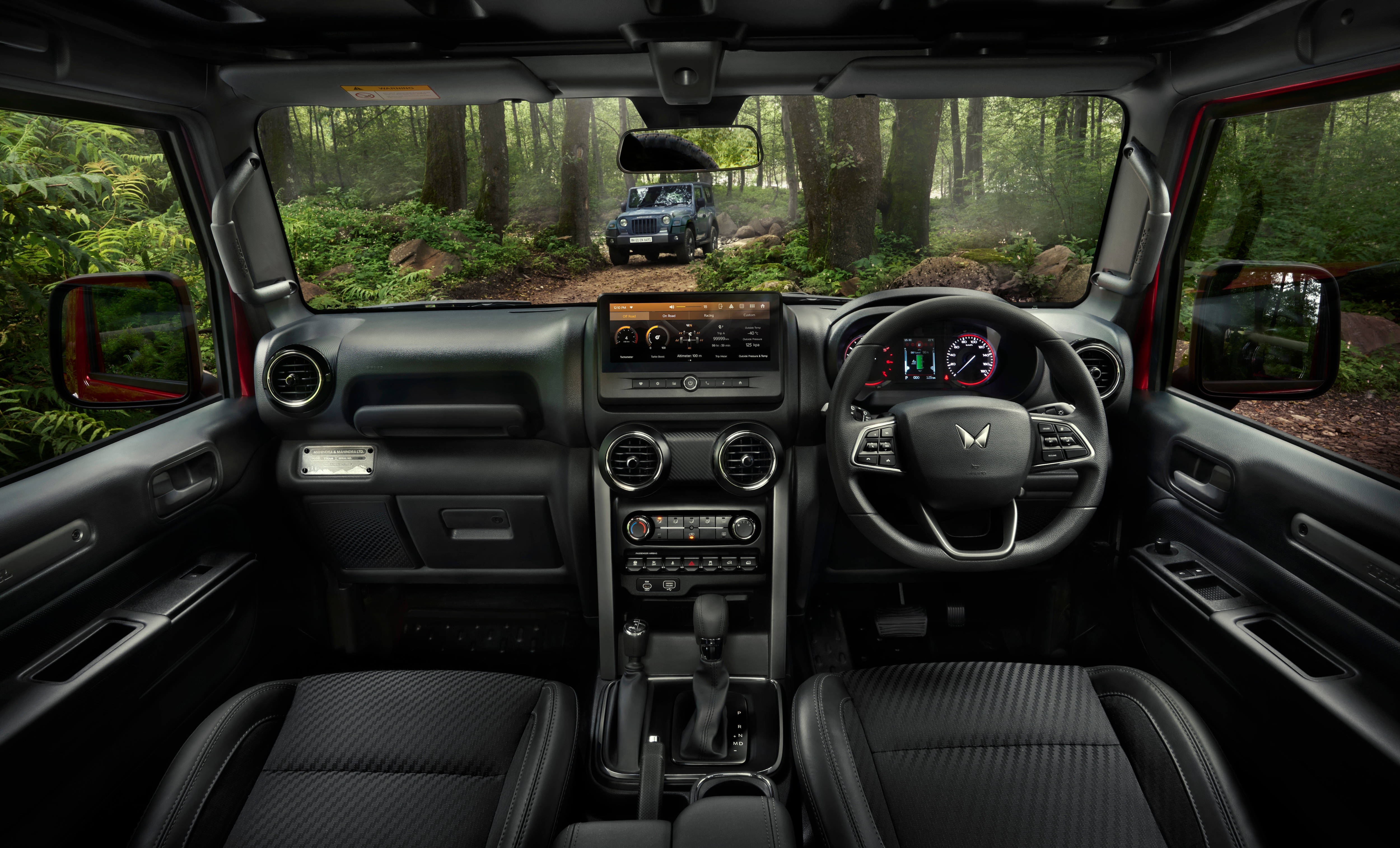 The Mahidra Thar's trump card is its off road capabilities Mahindra Thar facelift 2025
