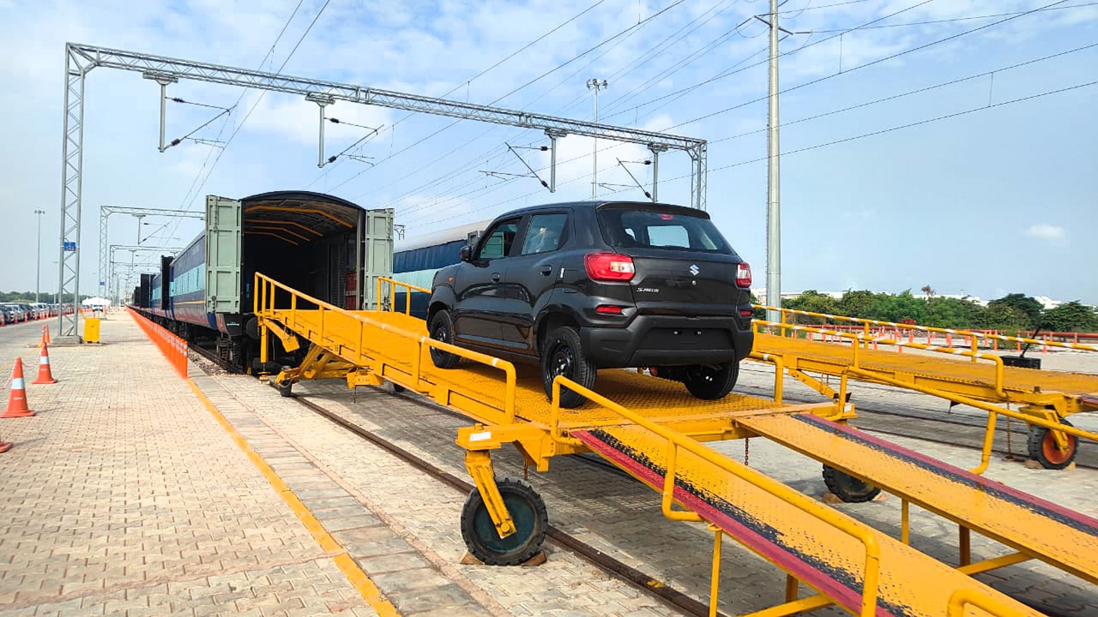 Maruti Suzuki has dispatched over 2.6 million vehicles using Indian Railways since FY2015 Maruti cars Train Kashmir