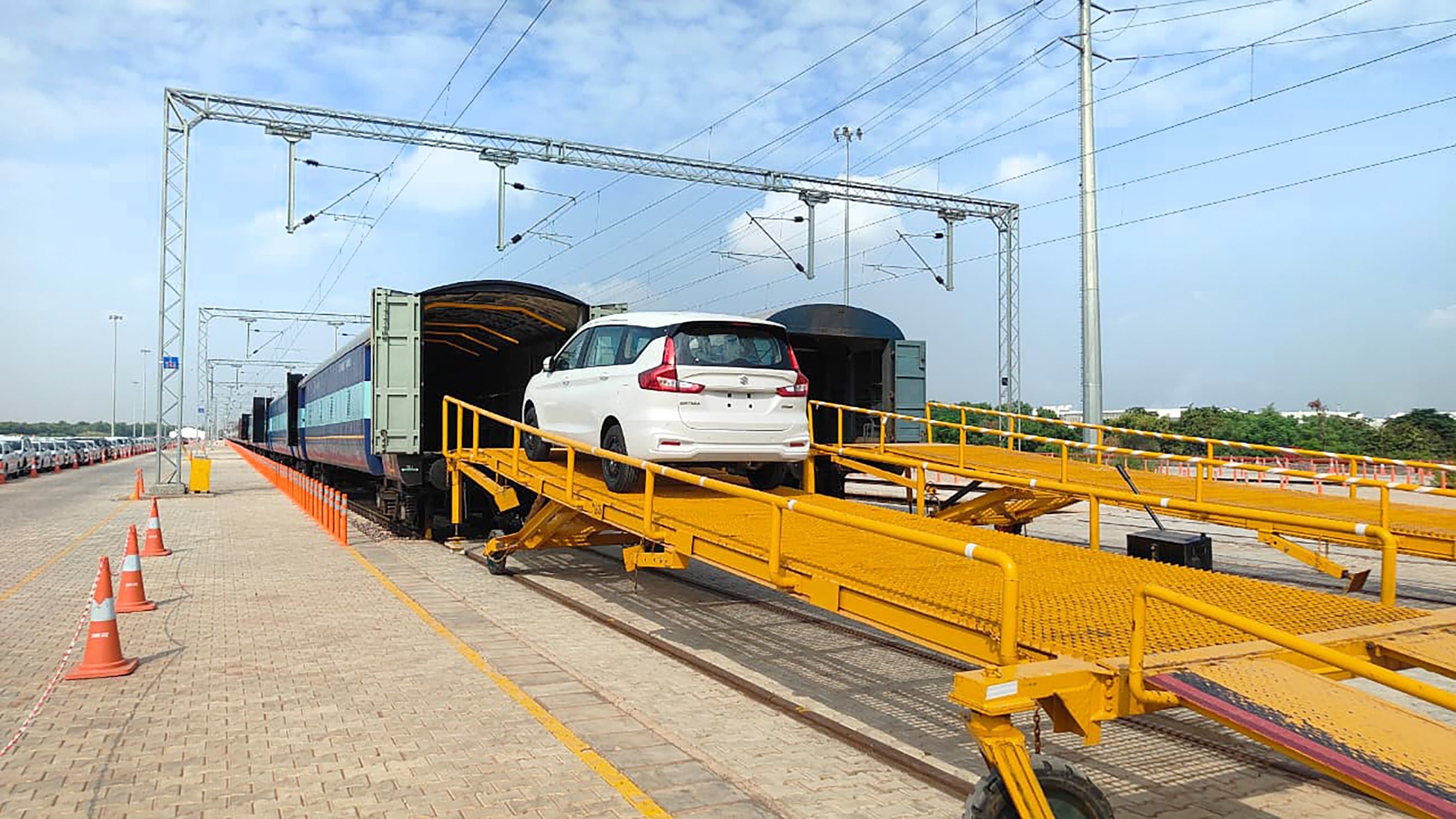 The connectivity to Kashmir via rail is an important one for automakers to enable efficient and sustainable transportation Maruti cars Train Kashmir