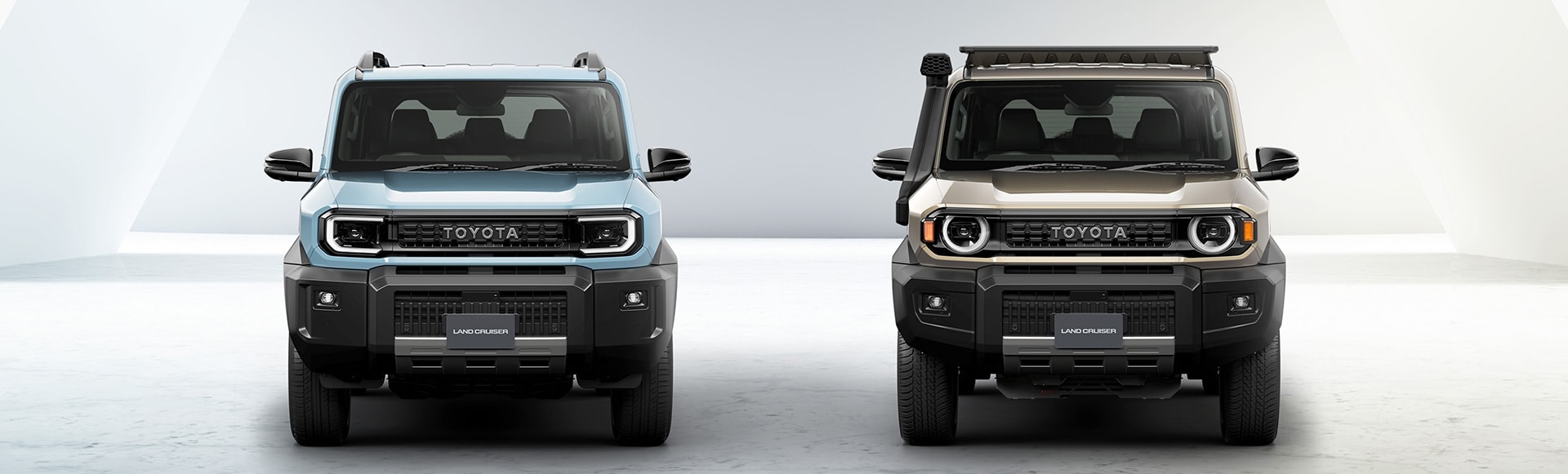 The all-new Toyota Land Cruiser FJ gets bold styling with its boxy shape aesthetics. The all-new Toyota Land Cruiser FJ gets bold styling with its boxy shape aesthetics.