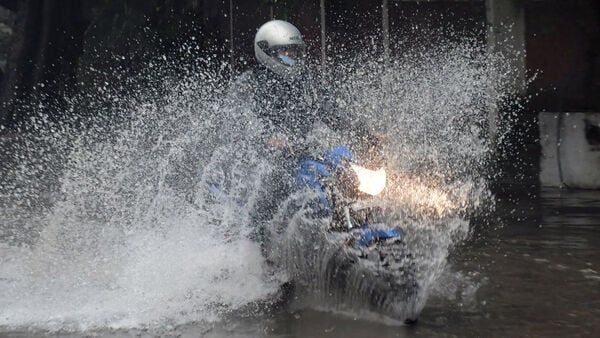 motorbike in water 