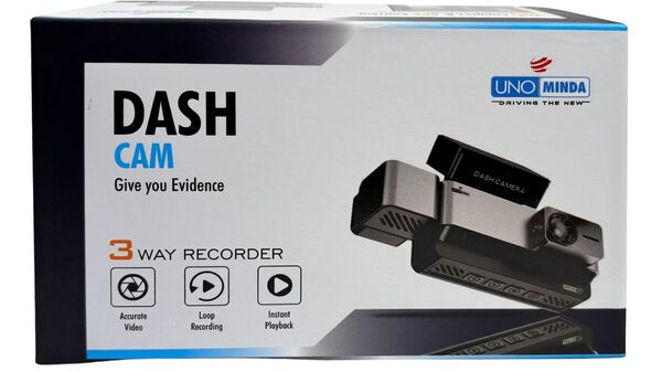 Uno Minda 3-way dash cam