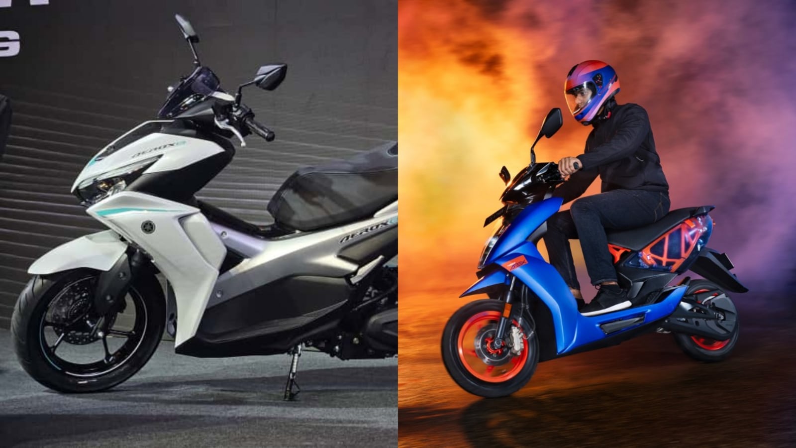 Yamaha Aerox E vs Ather 450 Apex: Which sporty electric scooter will you choose