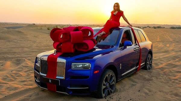 Nargis Fakhri Rolls-Royce Cullinan
