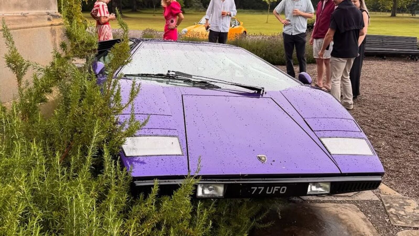 Haunted Lamborghini Countach mysteriously drives off on its own in Scotland