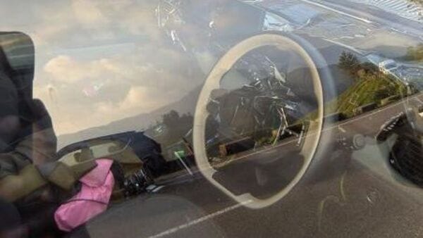 The test mule of the 2026 Tata Punch confirms a refreshed cabin layout with a digital instrument cluster 2026 Tata Punch facelift