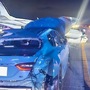 Light aircraft crash-lands on Toyota Camry in moving traffic