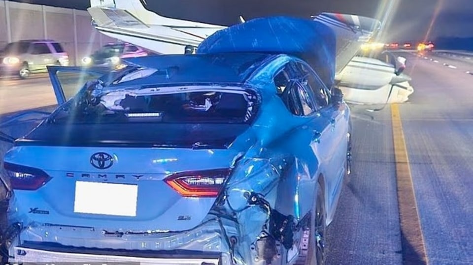 Toyota Camry crash