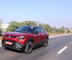 The e Vitara is the first electric vehicle from India's largest carmaker, Maruti Suzuki