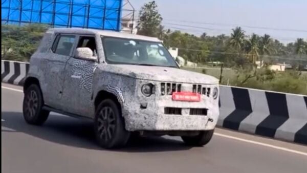 Mahindra Vision S Test Mule