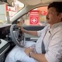 Kerala Transport Minister K.B. Ganesh Kumar, during a test drive of the new Tata Sierra, which he later booked.