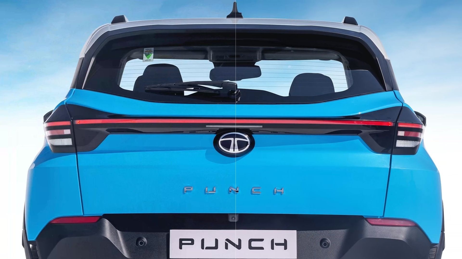 Connected LED tail-lamps and a revised rear bumper give the updated Tata Punch a more modern and upmarket look. 2026 Tata Punch facelift