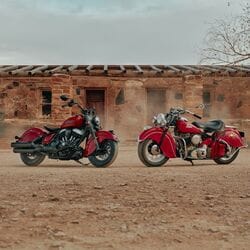 Indian Motorcycle motorcycles, pictured as the iconic American brand becomes a stand-alone company.