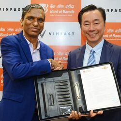 Under the agreement, Bank of Baroda will extend up to INR 200 crore in financing to VinFast dealers, offering flexible credit terms to support inventory funding and network expansion.