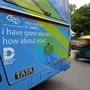 File photo of an electric bus parked along a road in New Delhi used for representational purpose only. (AFP)