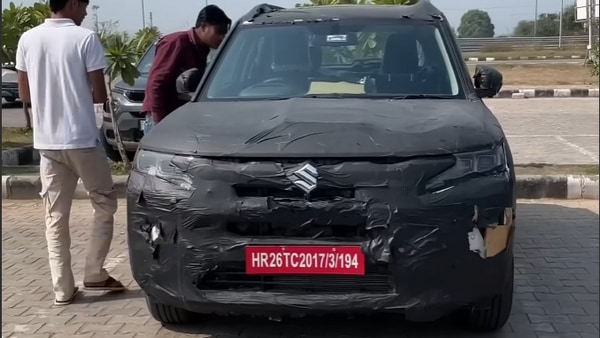 Maruti Suzuki Brezza spied with multiple changes under heavy camouflage