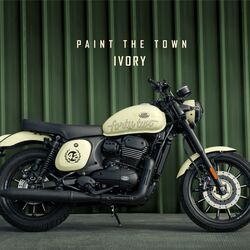 The Ivory colour gets retro-themed ‘42’ decals and chequered-flag motif