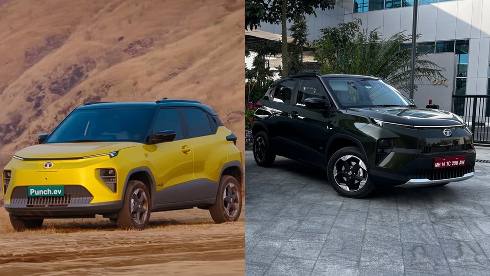 Tata Punch EV new vs old