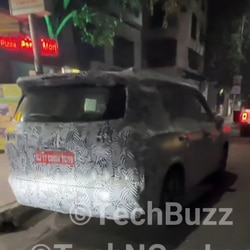 A camouflaged test mule of MG’s upcoming 4.7-metre SUV was spotted near Halol, Gujarat, during road testing.