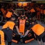 Oscar Piastri during pre-season testing in Bahrain, as McLaren prepares for a cautious start to the campaign ahead of the Australian Grand Prix. (AP)