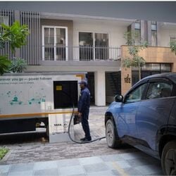 Tata has tied up with Hopcharge to offer on-demand doorstep charging services for EV owners in the NCR region