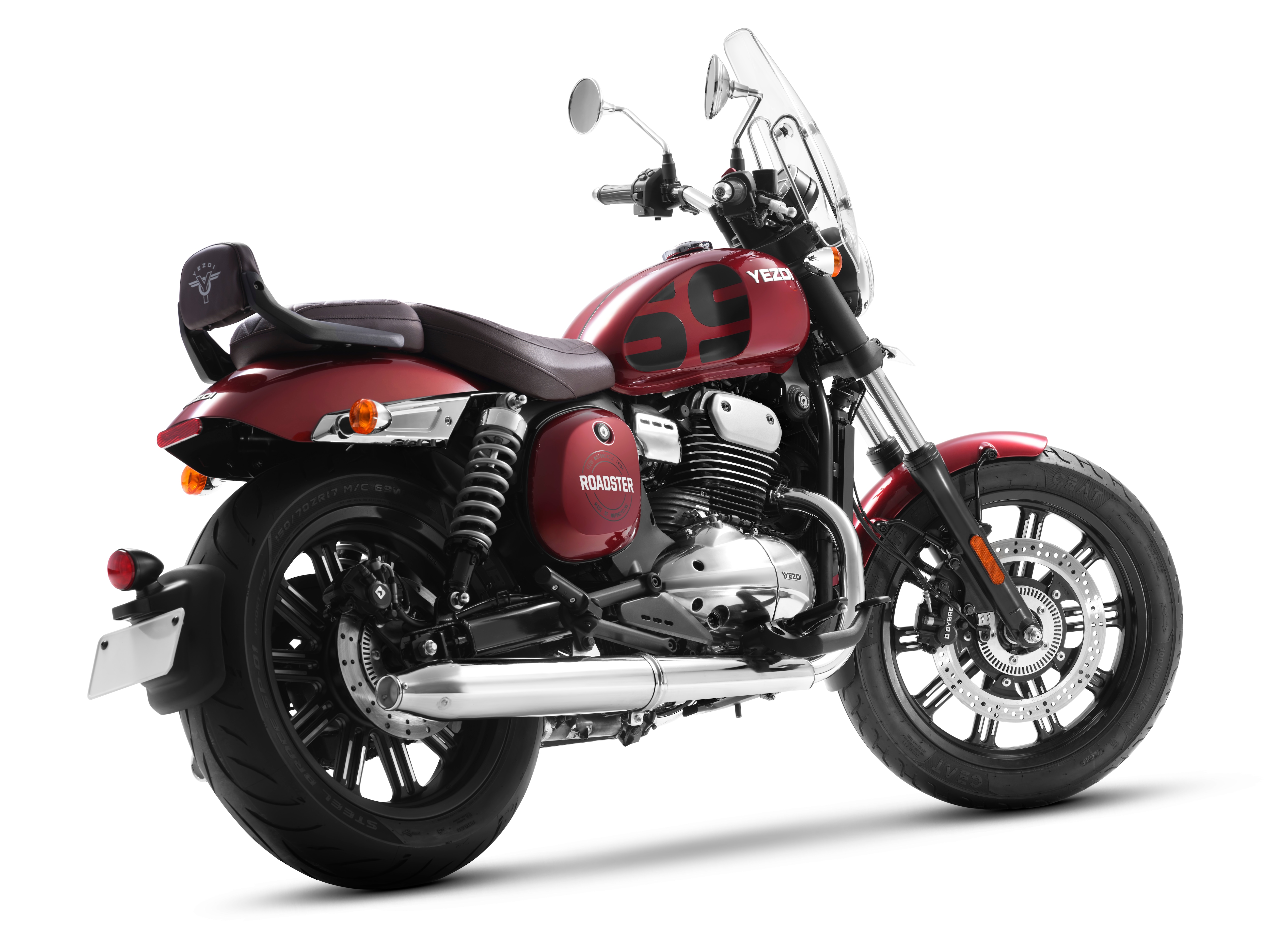 Yezdi Roadster Red Wolf