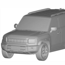 Jetour T2 i-DM PHEV SUV patented in India, indicating potential plans for future introduction.