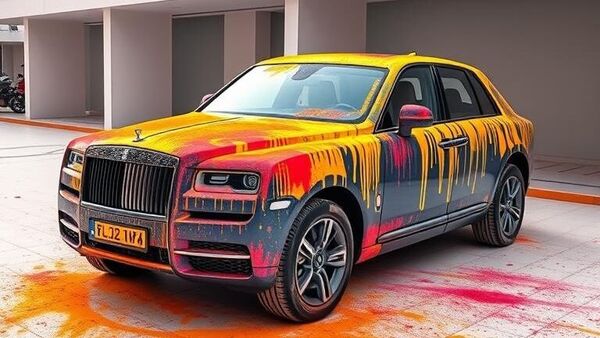 Rolls Royce Holi colours