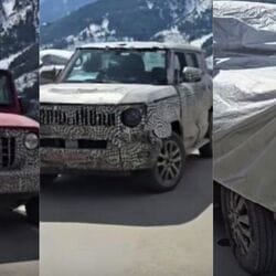 While the Scorpio pickup has been seen before, the Vision S-based SUV is still a relatively new addition to the brand’s upcoming product pipeline. (Image Credit: Deepesh Kumar)