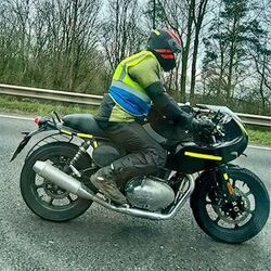 The GT 750 uses twin discs and a new set of exhausts as well, 