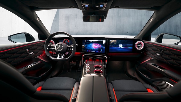 Mercedes-AMG GT four-door coupe interior revealed