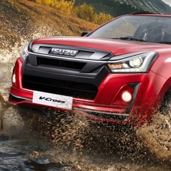 The Isuzu V-Cross was recently updated in the Indian market. It now features a 4x4 drivetrain as standard. 