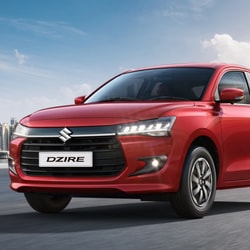 The Dzire is offered with a petrol and a CNG powertrain. 