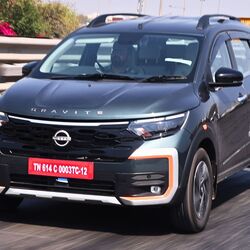 The Gravite shares its size and overall proportions with the Renault Triber, but Nissan has tried to give it its own identity.