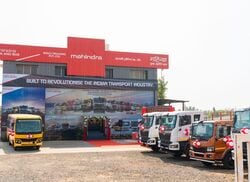 The facility features six service bays and offers comprehensive support for truck and bus operations, contributing to over 200 dealerships nationwide and targeting a market share increase by FY31.