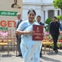 Delhi Chief Minister Rekha Gupta presents the 2026-27 state budget.  (RAJ K RAJ /HT PHOTO)