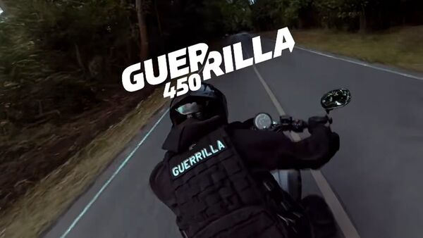 Royal Enfield Guerrilla 450 teaser