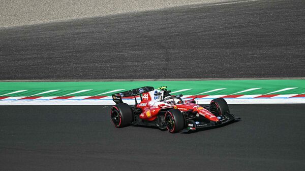 Lewis Hamilton drives during FP2 ahead of the Formula One Japanese Grand Prix at the Suzuka circuit