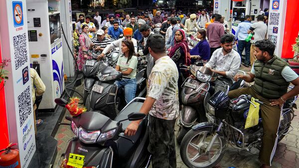 petrol pump rush