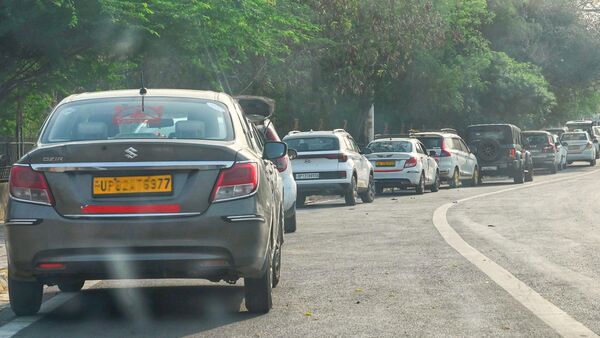 Cars parked