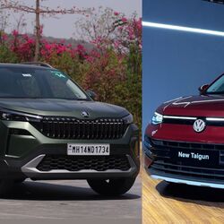 The Skoda Kushaq base variant offers several features that are not available on the Volkswagen Taigun entry-level trim.