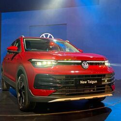 The Volkswagen Taigun facelift continues to be powered by the same engine options.