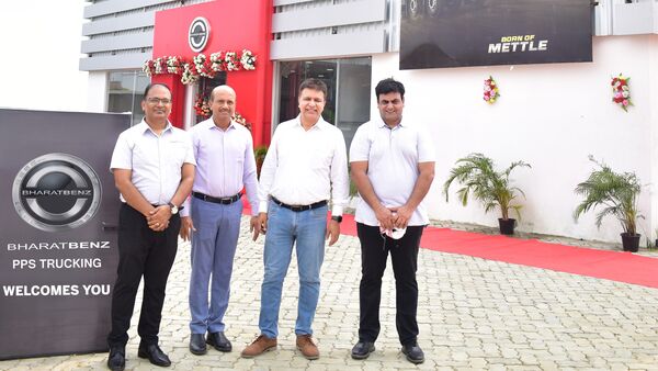 Daimler India Commercial Vehicles has launched a new BharatBenz workshop in Silchar, Assam, featuring eight service bays and a capacity for 3,000 vehicles annually. 
