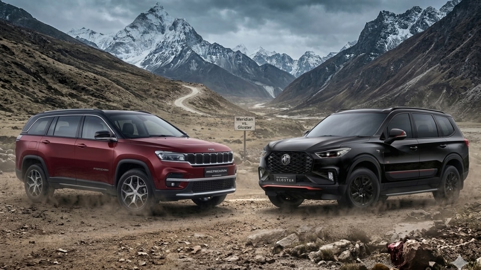 Jeep Meridian vs MG Gloster