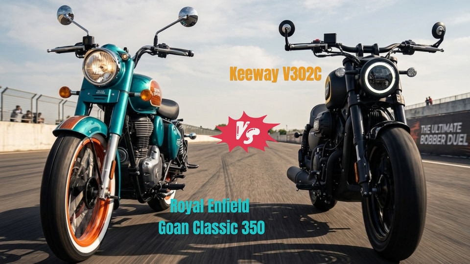 2026 Keeway V302C vs Royal Enfield Goan Classic 350 spec comparison: engine, features, price