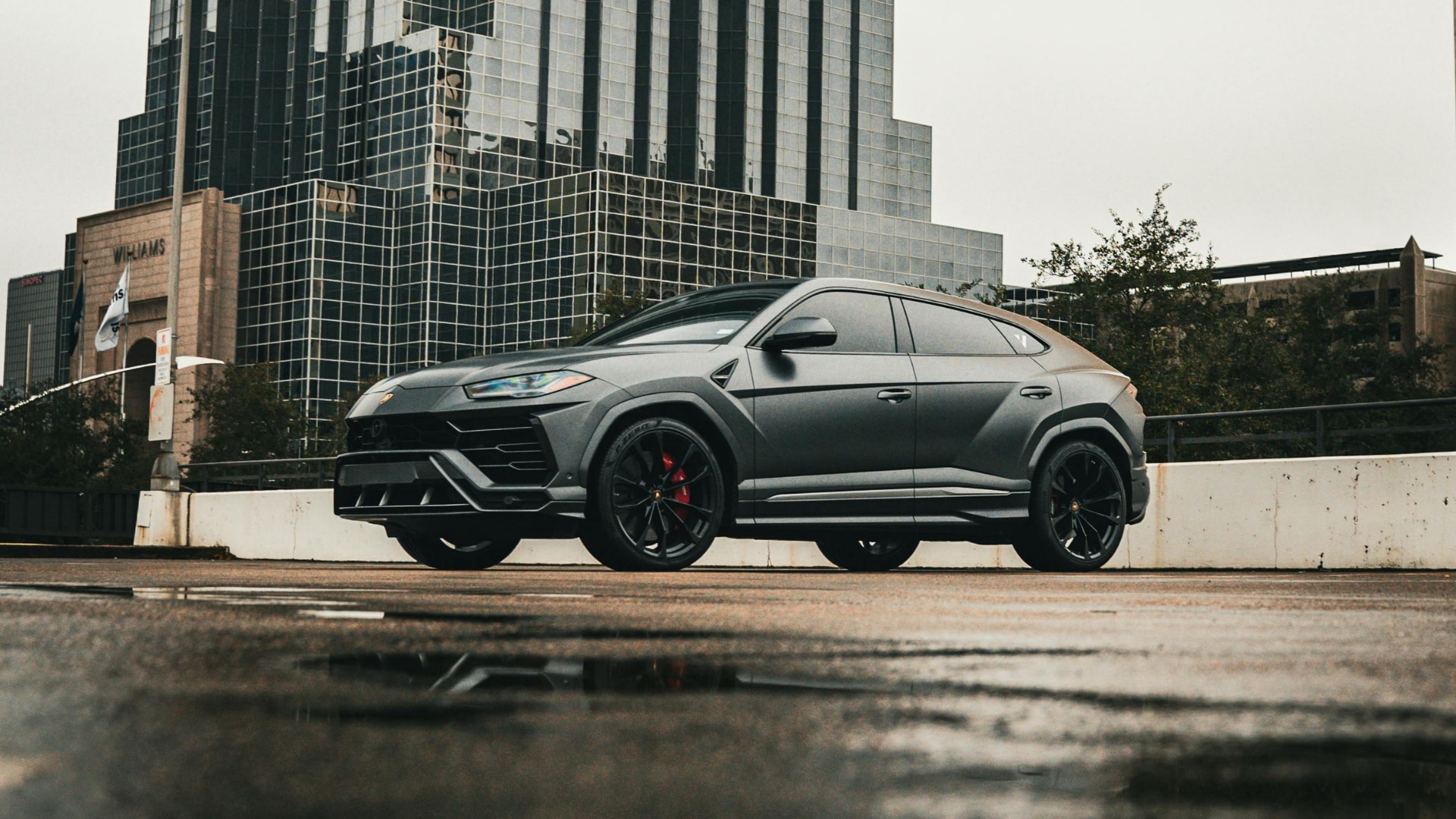 Grey Lamborghini Urus